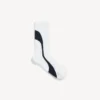 Men’s techwear technical socks in white/navy