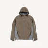 Men’s techwear zip-up jacket in grey Men’s techwear zip-up jacket in grey