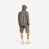 Men’s techwear zip-up jacket in grey Men’s techwear zip-up jacket in grey