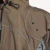 Men’s techwear zip-up jacket in grey Men’s techwear zip-up jacket in grey