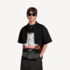 Men’s the door bowling short sleeve shirt in black