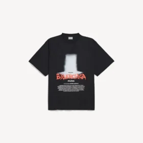 Men’s the door oversized t-shirt in black