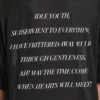 Men’s the song of the highest tower oversized t-shirt in black