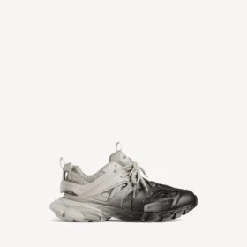 Men’s track gradient sneaker in black/beige