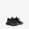 Men’s track piercing  sneaker in black