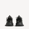 Men’s track piercing  sneaker in black