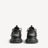 Men’s track piercing  sneaker in black