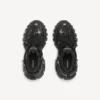 Men’s track piercing  sneaker in black