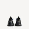 Men’s track shirt sneaker in black/blue