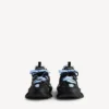 Men’s track shirt sneaker in black/blue