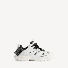 Men’s track shirt sneaker in white