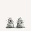 Men’s track signature sneaker in grey/neon yellow