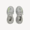 Men’s track signature sneaker in grey/neon yellow