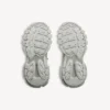 Men’s track signature sneaker in grey/neon yellow