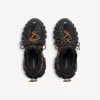 Men’s track trail laces sneaker in black/orange Men’s track trail laces sneaker in black/orange