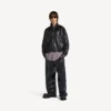 Men’s tracksuit jacket in black/burgundy Men’s tracksuit jacket in black/burgundy