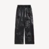 Men’s tracksuit pants in black/burgundy Men’s tracksuit pants in black/burgundy