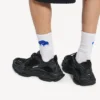 Men’s triple s.2 sneaker in black/dark grey Men’s triple s.2 sneaker in black/dark grey