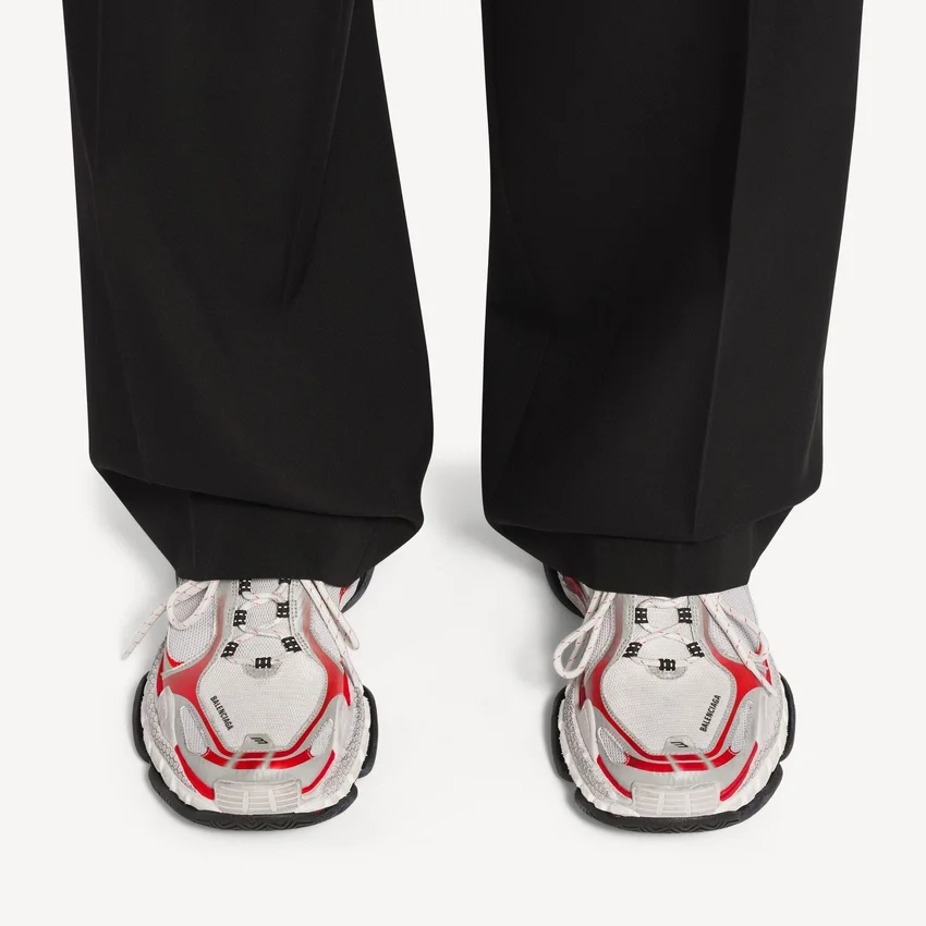 Men’s triple s.2 sneaker in grey/red/white Men’s triple s.2 sneaker in grey/red/white