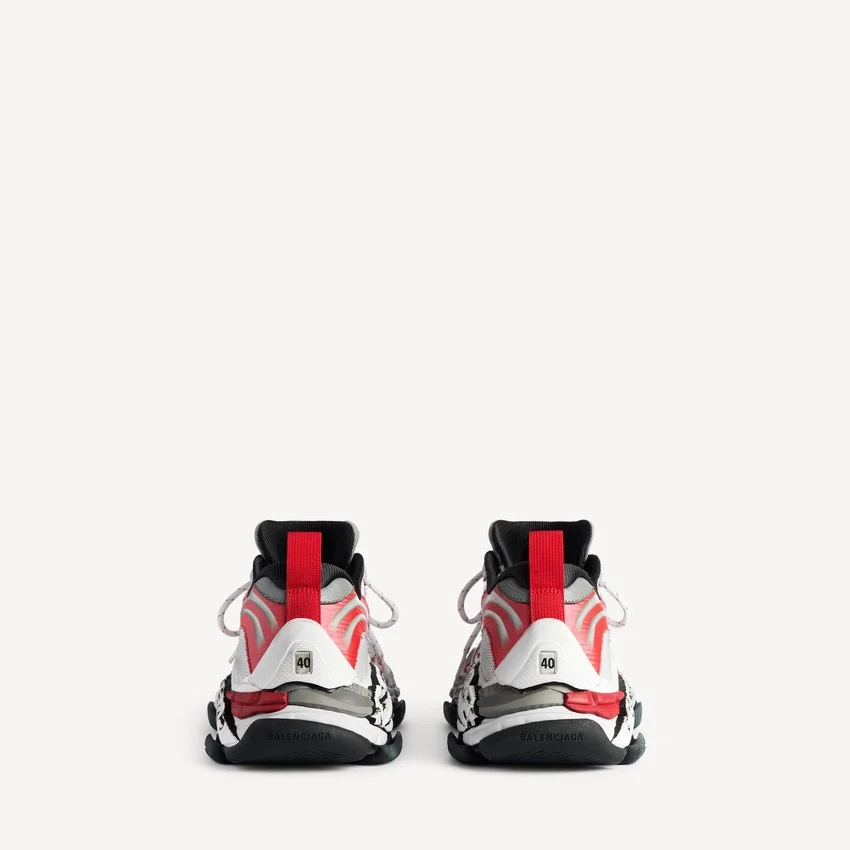Men’s triple s.2 sneaker in grey/red/white Men’s triple s.2 sneaker in grey/red/white