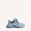 Men’s triple s canvas sneaker in blue Men’s triple s canvas sneaker in blue