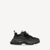 Men’s triple s clear sole sneaker in black Men’s triple s clear sole sneaker in black