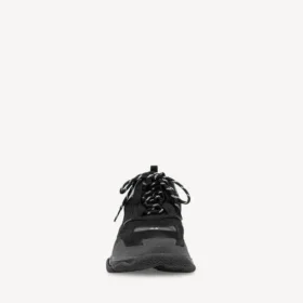 Men’s triple s clear sole sneaker in black