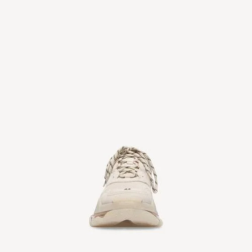 Men’s triple s clear sole sneaker in white Men’s triple s clear sole sneaker in white