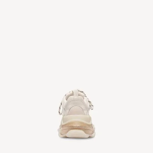 Men’s triple s clear sole sneaker in white Men’s triple s clear sole sneaker in white