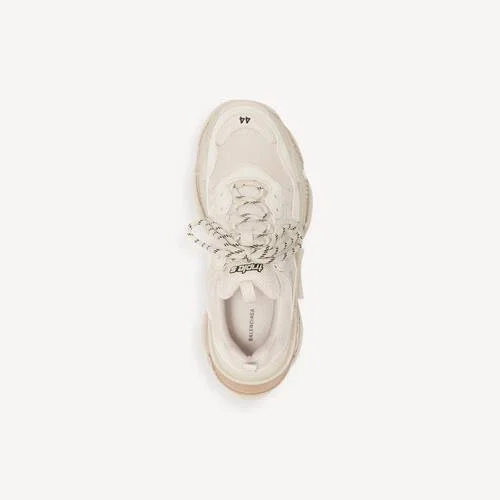 Men’s triple s clear sole sneaker in white Men’s triple s clear sole sneaker in white