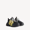 Women’s triple s tape type sneaker in black/yellow Women’s triple s tape type sneaker in black/yellow