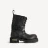 Men’s venom lace-up bootie in black Men’s venom lace-up bootie in black