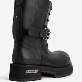Men’s venom lace-up bootie in black