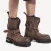 Men’s venom lace-up bootie in brown Men’s venom lace-up bootie in brown