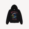 Men’s vintage surfer zip-up hoodie in black