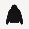 Men’s vintage surfer zip-up hoodie in black