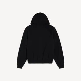 Men’s vintage surfer zip-up hoodie in black