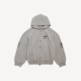 Men’s wfp regular zip-up hoodie in balenciaga grey