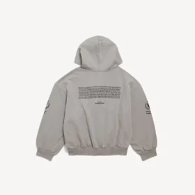 Men’s wfp regular zip-up hoodie in balenciaga grey