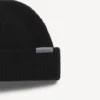 Men’s wool beanie in black