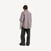 Men’s wrong sleeve shirt in red/navy Men’s wrong sleeve shirt in red/navy