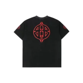 Metal BB Stencil T-shirt “Black Red” 764235TPVI21568 Metal BB Stencil T-shirt “Black Red” 764235TPVI21568