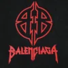 Metal BB Stencil T-shirt “Black Red” 764235TPVI21568