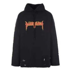 Metallica Hoodie Oversized Fit “Black Orange” 698083TMV891055 Metallica Hoodie Oversized Fit “Black Orange” 698083TMV891055