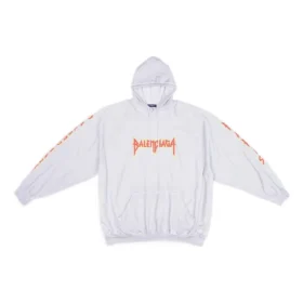 Metallica Hoodie Oversized Fit “Dirty White Orange” 697879TMV890901 Metallica Hoodie Oversized Fit “Dirty White Orange” 697879TMV890901