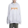 Metallica Hoodie Oversized Fit “Dirty White Orange” 697879TMV890901