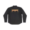 Metallica Long Sleeve Shirt Oversized Fit “Black Orange” 699053TYB181000