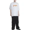 Metallica Short Sleeve T-Shirt Oversized Fit “White Orange” 694576TMV880901