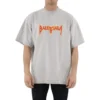 Metallica Short Sleeve T-Shirt Oversized Fit “White Orange” 694576TMV880901