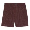 Micro Tartan-Print Boxer Short “Red” 6584004A8B76464